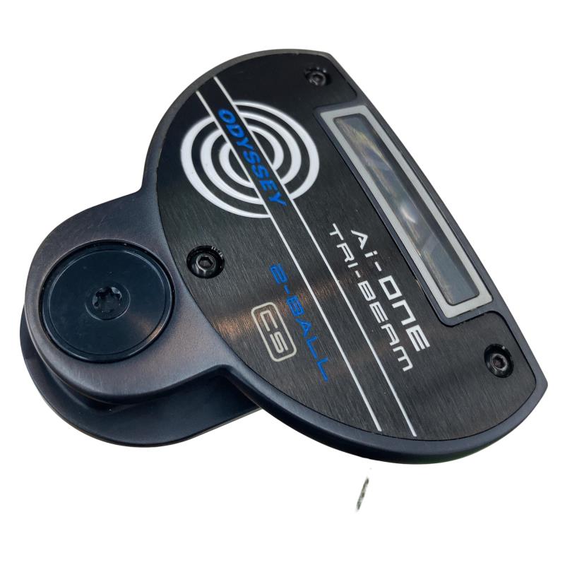 【中古】 オデッセイ Ai-ONE TRI-BEAM 2-BALL CS 34in パター PT STROKE LAB 90 スチール写真 (フレックス余分の物) メンズ 成人男性用 右利き 右用 C序列付ける ゴルフ野球クラブ