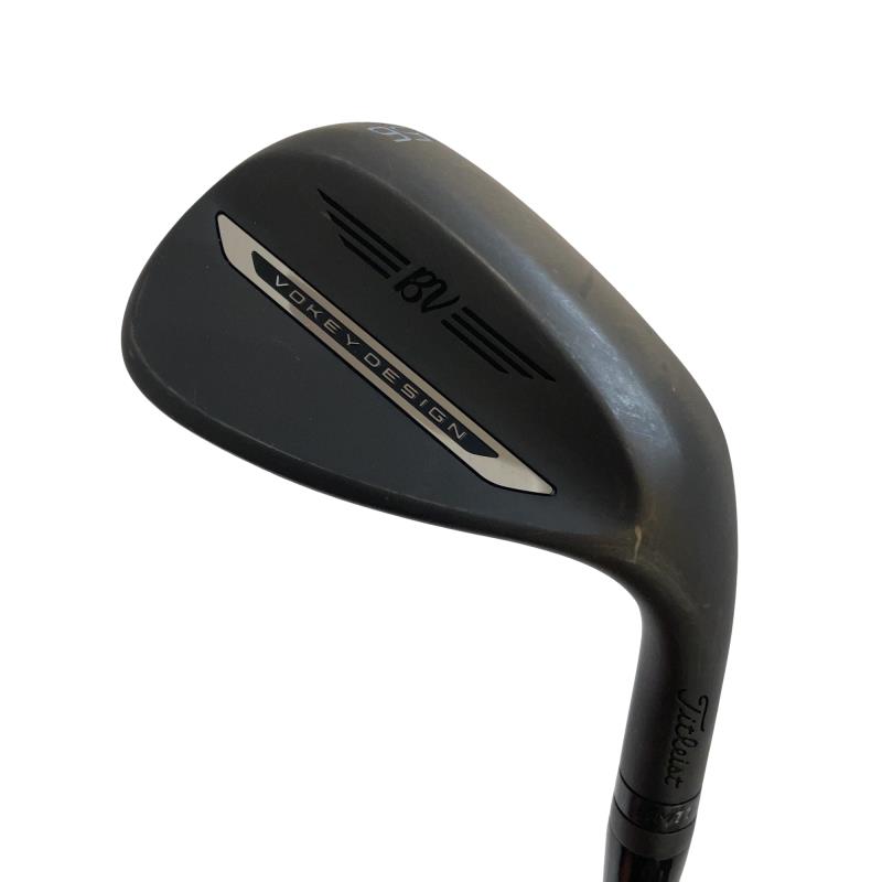 【中古】 タイトリスト VOKEY SPIN MILLED SM11 ジェット機黒いこと 56°/10°S ウェッジ WG 完全無欠特注立て坑 (フレックスR) メンズ 成人男性用 右利き 右用 C序列付ける ゴルフ野球クラブ