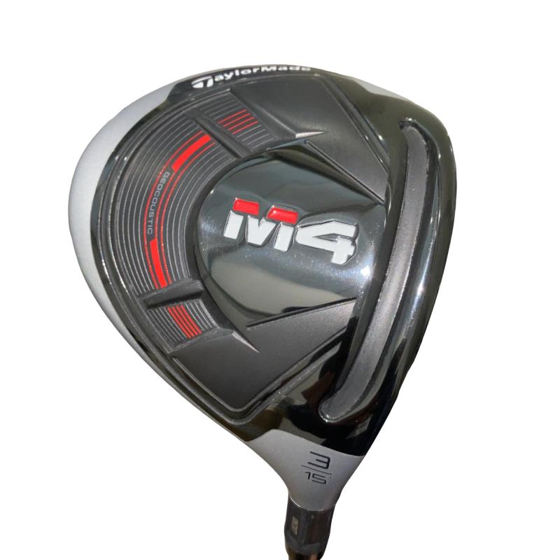 【中古】 テーラーメイド M4(2021) 3W フェアウェイウッド FW Fujikura ATMOS Red 5 (フレックスR) メンズ 男性用 右利き 右用 Aランク ゴルフクラブ