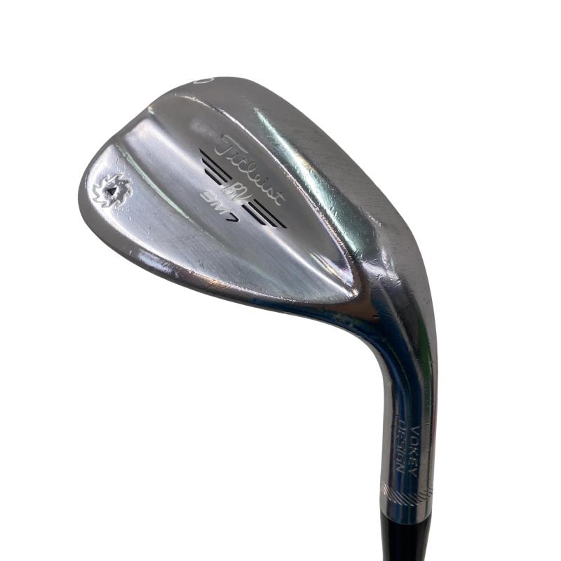 【中古】 タイトリスト VOKEY SPIN MILLED SM7 ツアークロム 60°/12°D ウェッジ WG Dynamic Gold (フレックスS) メンズ 男性用 右利き 右用 Cランク ゴルフクラブ