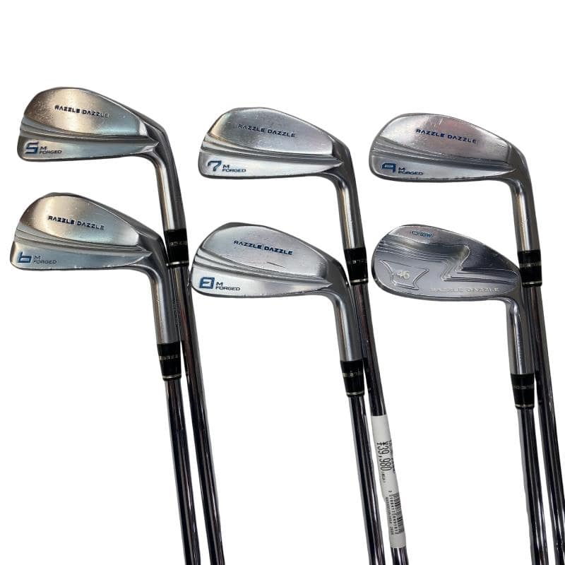 【中古】 RAZZLE DAZZLE RAZZLE DAZZLE CSI-M FORGED 6S アイアン仕掛ける IR リシャフト (フレックス余分の物) メンズ 成人男性用 右利き 右用 C価値づける ゴルフ野球クラブ