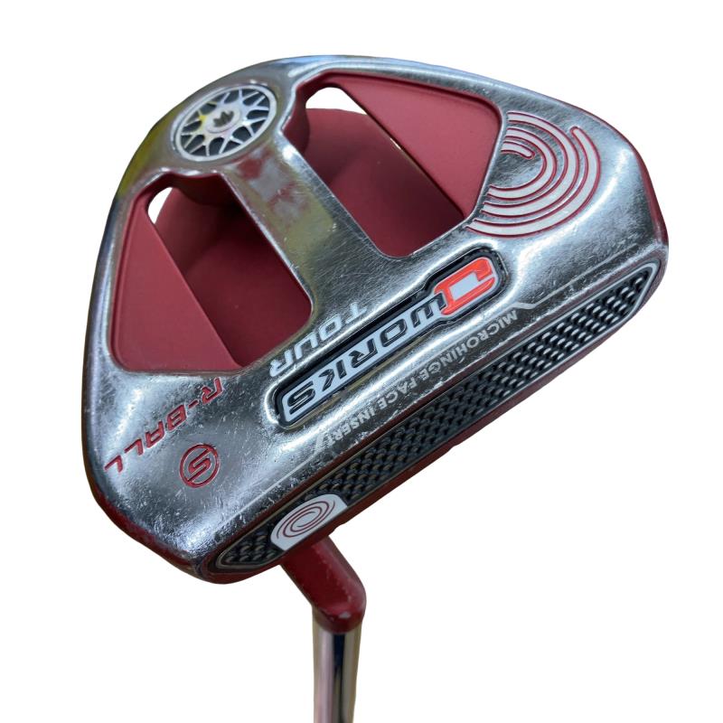 【中古】 オデッセイ O WORKS TOUR RED R-LINE S 34in パター PT スチール写真 (フレックス余分の物) メンズ 成人男性用 右利き 右用 C価値づける ゴルフ野球クラブ