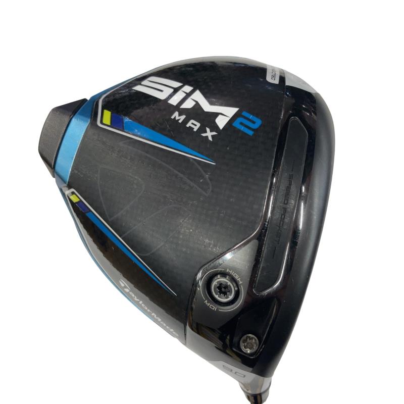 【中古】 テーラーメイド SIM2 MAX 9° ドライバー DR 純正特注シャフト (フレックスS) メンズ 男性用 右利き 右用 Cランク ゴルフクラブ