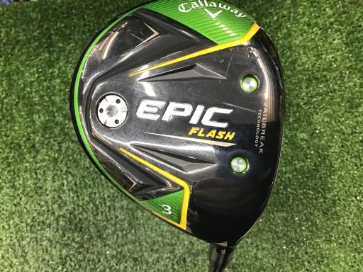 【中古】 キャロウェイ EPIC FLASH 3W USA フェアウェイウッド FW リシャフト (フレックスその他) メンズ 男性用 右利き 右用 Bランク ゴルフクラブ 12,810円