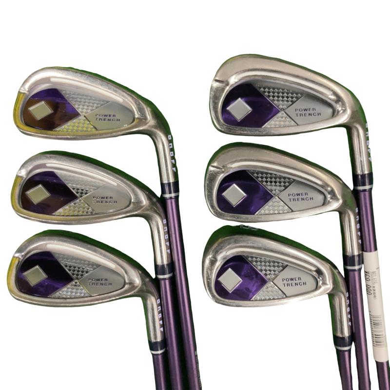 【中古】 ダイワ(グローブライド) ONOFF(2021) 6S レディース アイアンセット IR SMOOTH KICK LP-421I (フレックスA) レディース 女性用 右利き 右用 Dランク ゴルフクラブ