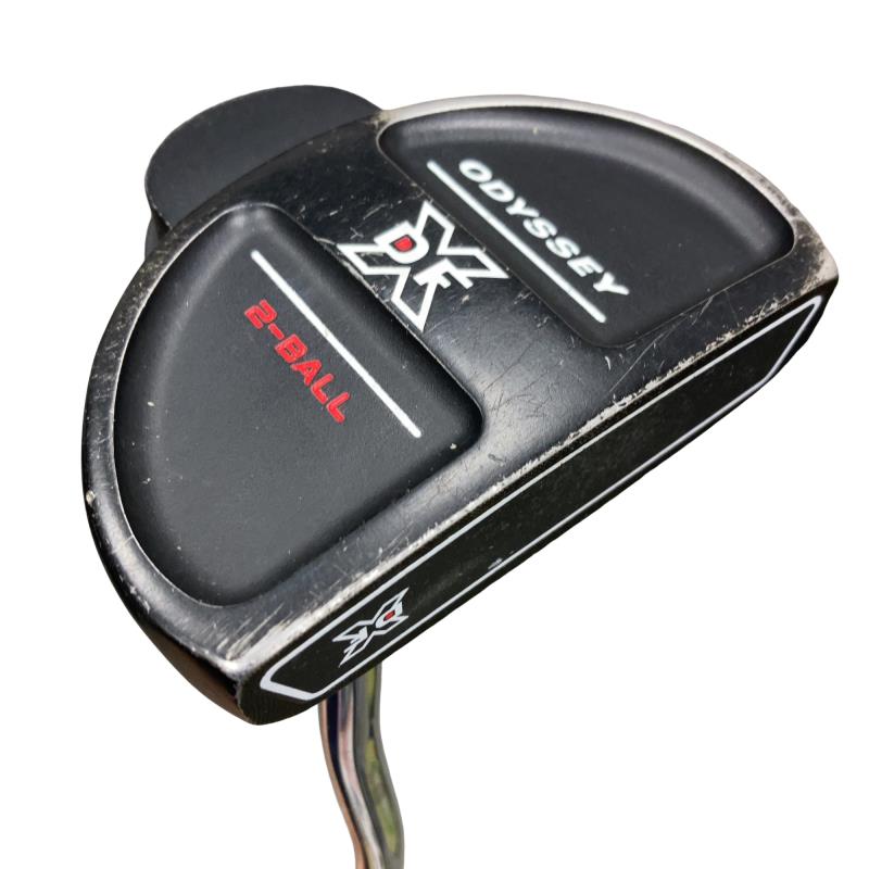 【中古】 オデッセイ DFX 2-BALL(2021) 33in パター PT スチール写真 (フレックス余分の物) メンズ 成人男性用 右利き 右用 D価値づける ゴルフ野球クラブ