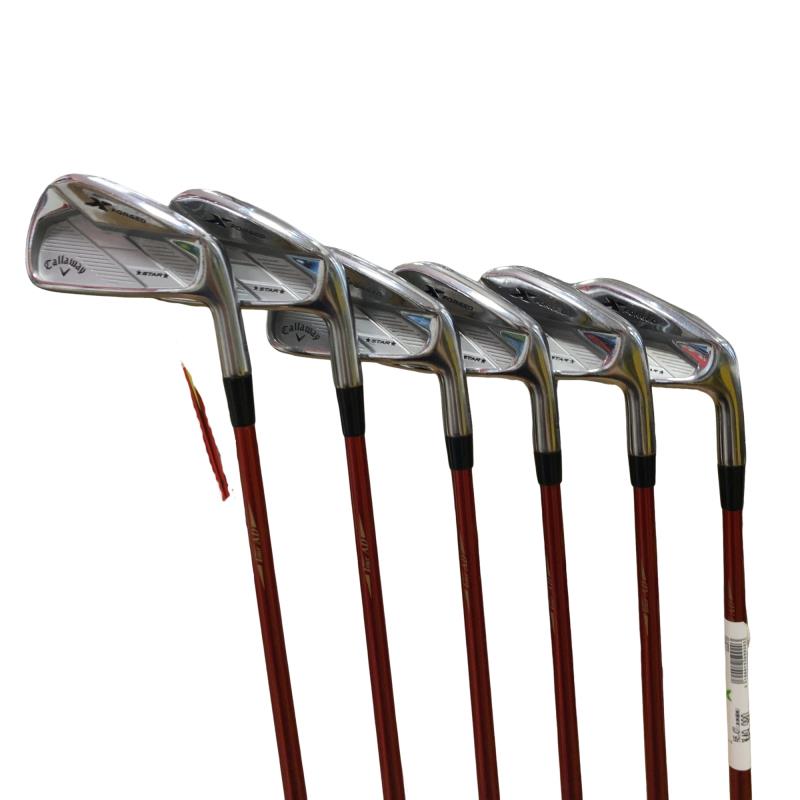【中古】 キャロウェイ X FORGED STAR 6S アイアンセット IR 純正特注シャフト (フレックスS) メンズ 男性用 右利き 右用 Cランク ゴルフクラブ