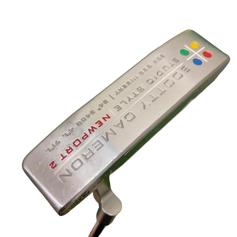 【中古】 タイトリスト SCOTTY CAMERON STUDIO STYLE NEWPORT 2 340G 34in パター PT スチール写真 (フレックス余分の物) メンズ 成人男性用 右利き 右用 C位置づける ゴルフ野球クラブ