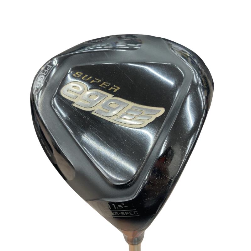 【中古】 労働者階級歯車 SUPER egg LONG-SPEC 11.5° １番ウッド DR egg一風変わった炭素 (フレックスR) メンズ 成人男性用 右利き 右用 C序列付ける ゴルフ野球クラブ