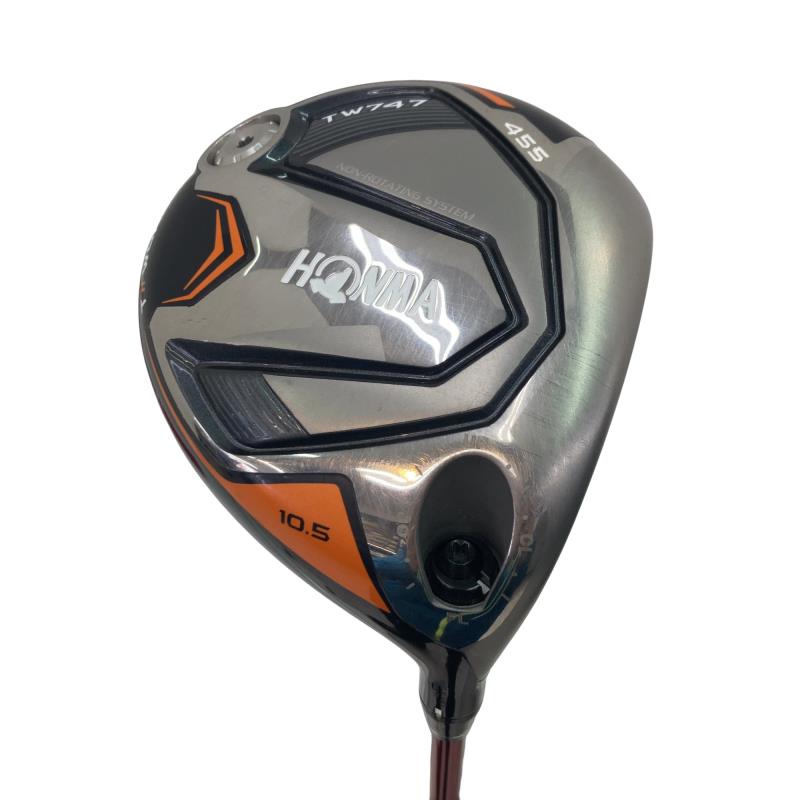 【中古】 本間ゴルフ TOUR WORLD TW747 455 10.5° １番ウッド DR VIZARD FD-6 (フレックスS) メンズ 成人男性用 右利き 右用 C序列付ける ゴルフ野球クラブ