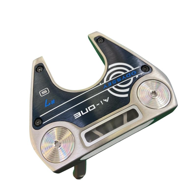 【中古】 オデッセイ Ai-ONE #7 S しろがね色 34in パター PT STROKE LAB 90 スチール写真 (フレックス余分の物) メンズ 成人男性用 右利き 右用 C序列付ける ゴルフ野球クラブ