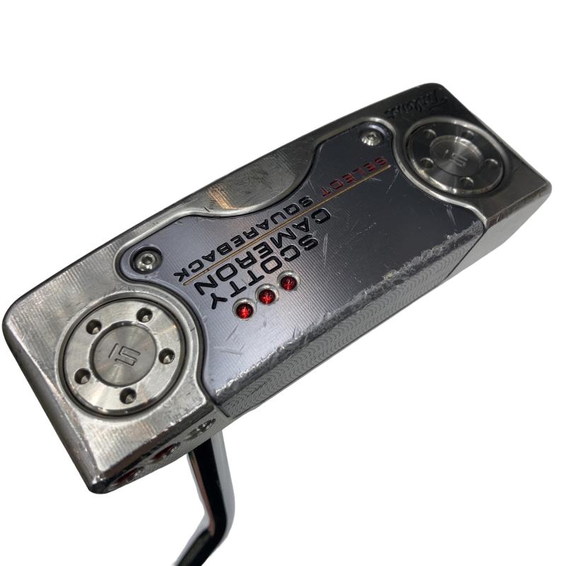 【中古】 タイトリスト SCOTTY CAMERON select SQUAREBACK(2018) 34in パター PT スチール写真 (フレックス余分の物) メンズ 成人男性用 右利き 右用 D価値づける ゴルフ野球クラブ