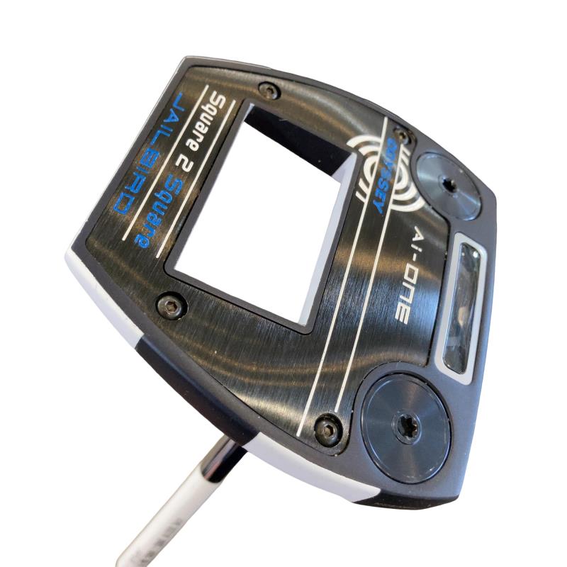 【中古】 オデッセイ Ai-ONE SQUARE 2 SQUARE JAILBIRD 34インチ パター PT STROKE LAB 90 スチール (フレックスその他) メンズ 男性用 右利き 右用 Cランク ゴルフクラブ
