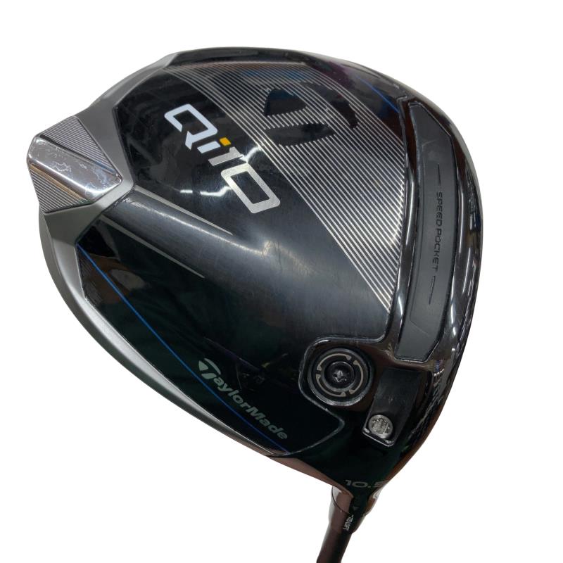 【中古】 テーラーメイド Qi10 10.5° ドライバー DR リシャフト (フレックスその他) メンズ 男性用 右利き 右用 Cランク ゴルフクラブ