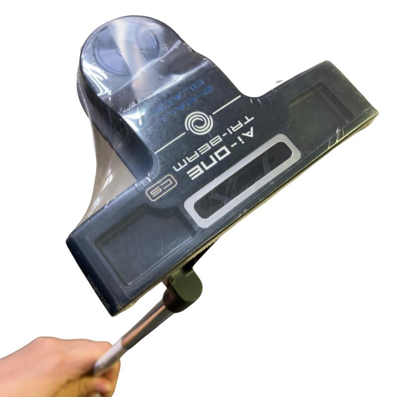 【中古】 オデッセイ Ai-ONE TRI-BEAM 2-BALL BLADE CS 34in パター PT STROKE LAB 90 スチール写真 (フレックス余分の物) メンズ 成人男性用 右利き 右用 N位置づける ゴルフ野球クラブ