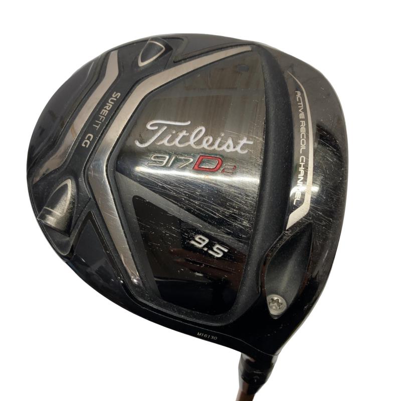 【中古】 タイトリスト 917 D2 9.5&deg; ドライバー DR 純正特注シャフト (フレックスS) メンズ 男性用 右利き 右用 Cランク ゴルフクラブ｜ゴルフパートナー 中古クラブ店