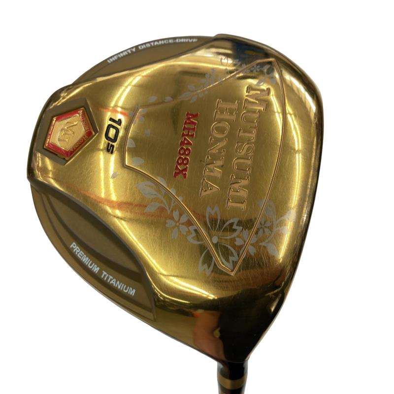 【中古】 特価製造業者 MUTSUMI HONMA MH488X 10.5° １番ウッド DR 一風変わった炭素 (フレックスSR) メンズ 成人男性用 右利き 右用 C位置づける ゴルフ野球クラブ