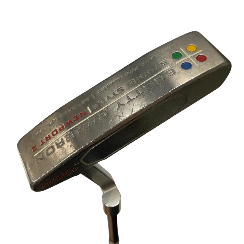【中古】 タイトリスト SCOTTY CAMERON STUDIO STYLE NEWPORT 2 340G 34in パター PT スチール写真 (フレックス余分の物) メンズ 成人男性用 右利き 右用 C価値づける ゴルフ野球クラブ