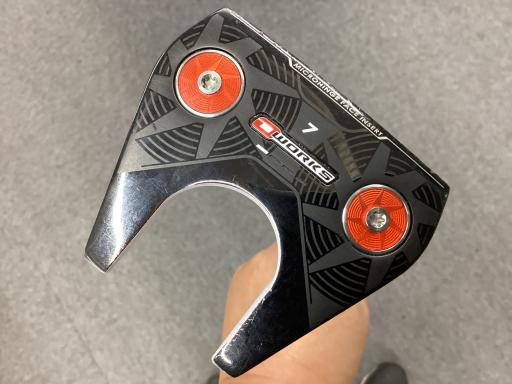 【中古】 オデッセイ O WORKS #7 34インチ パター PT スチール (フレックスその他) メンズ 男性用 右利き 右用 Cランク ゴルフクラブ