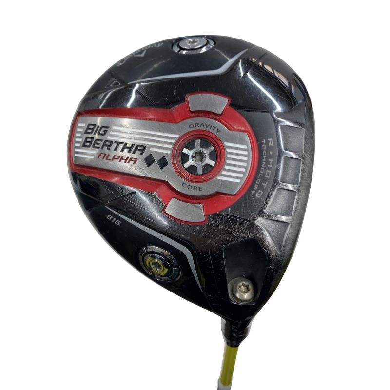 【中古】 キャロウェイ BIG BERTHA ALPHA 815◆◆ 9° ドライバー DR 純正特注シャフト (フレックスS) メンズ 男性用 右利き 右用 Cランク ゴルフクラブ