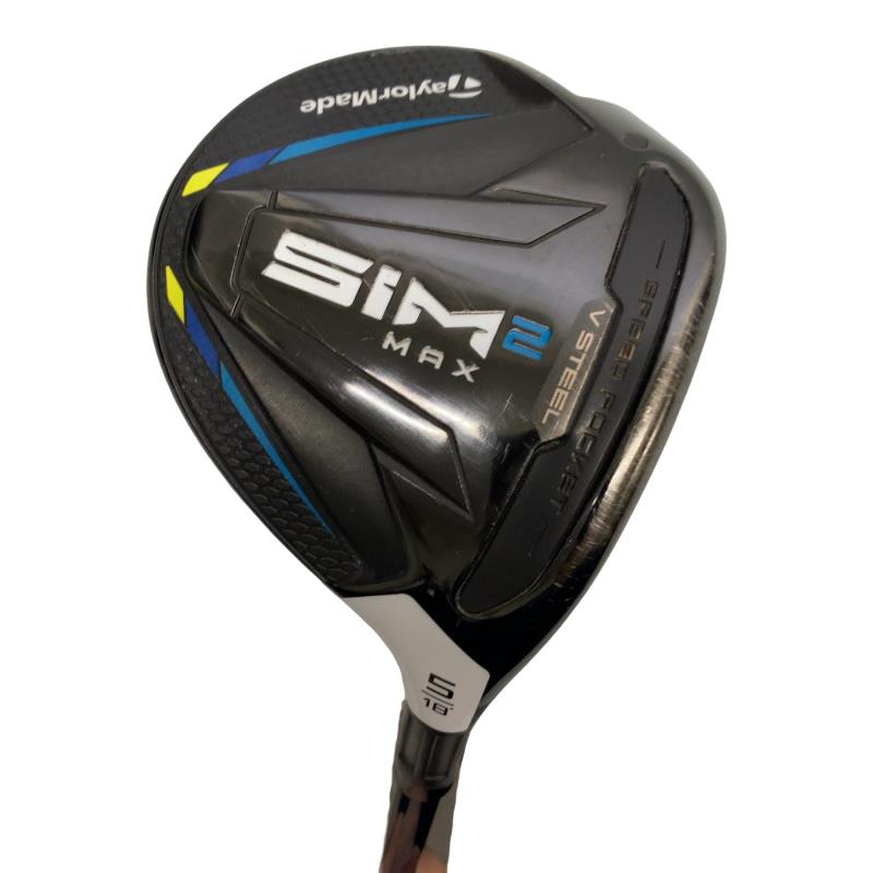 【中古】 テーラーメイド SIM2 MAX 5W フェアウェイウッド FW TENSEI BLUE TM50(SIM2 FW) (フレックスSR) メンズ 男性用 右利き 右用 Dランク ゴルフクラブ
