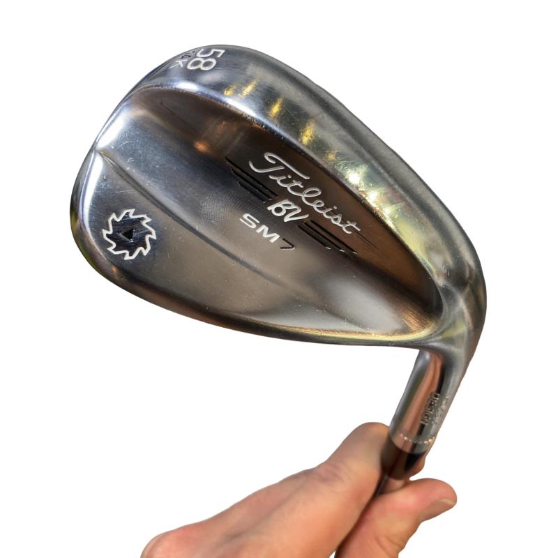 【中古】 タイトリスト VOKEY SPIN MILLED SM7 周遊旅行Cr 58°/14°K ウェッジ WG Dynamic Gold (フレックスS) メンズ 成人男性用 右利き 右用 C位置づける ゴルフ野球クラブ