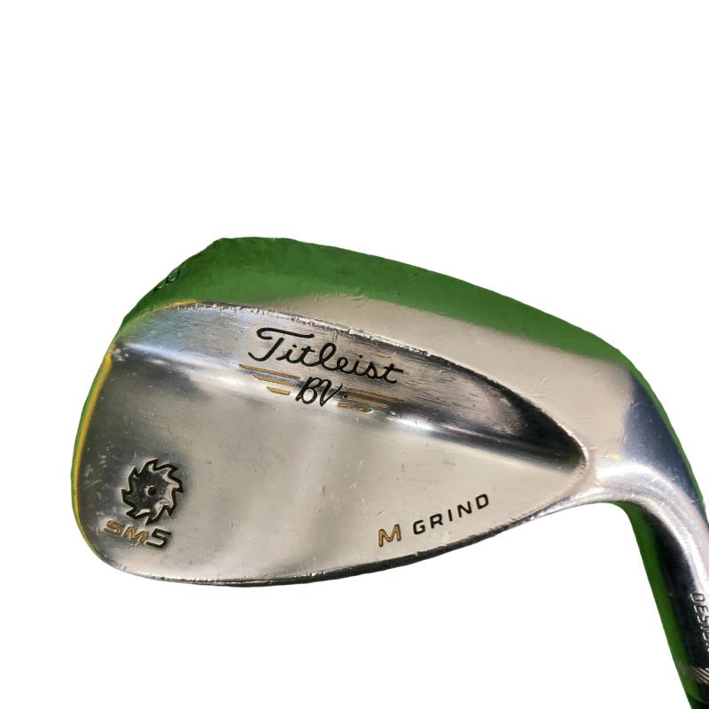 【中古】 タイトリスト VOKEY SPIN MILLED SM5 ツアークロム 58°/08°M ウェッジ WG 純正特注シャフト (フレックスS) メンズ 男性用 右利き 右用 Dランク ゴルフクラブ