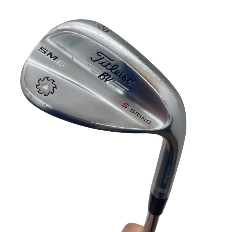 【中古】 タイトリスト VOKEY SPIN MILLED SM6 周遊旅行Cr 58°/10°S ウェッジ WG NS PRO MODUS3 TOUR120 (フレックスS) メンズ 成人男性用 右利き 右用 D位置づける ゴルフ野球クラブ