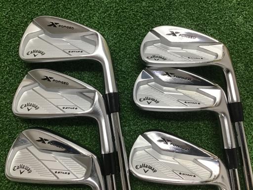 【中古】 キャロウェイ X FORGED STAR 6S アイアン仕掛ける IR NS PRO 950GH neo (フレックスS) メンズ 成人男性用 右利き 右用 C序列付ける ゴルフ野球クラブ