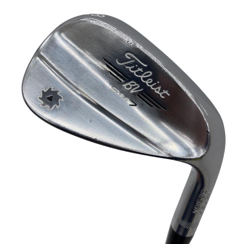 【中古】 タイトリスト VOKEY SPIN MILLED SM7 ツアークロム 48°/10°F ウェッジ WG NS PRO 950GH (フレックスS) メンズ 男性用 右利き 右用 Cランク ゴルフクラブ