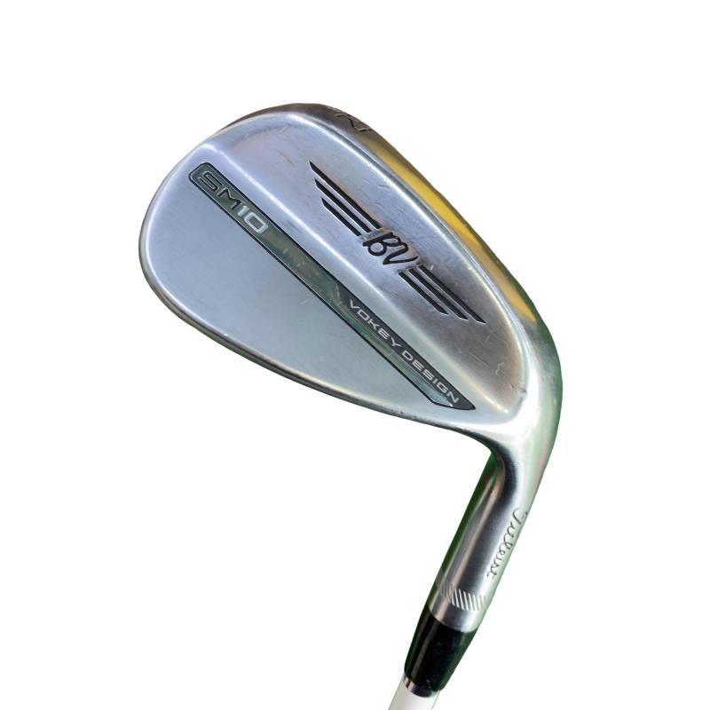 【中古】 タイトリスト VOKEY SPIN MILLED SM10 ツアークロム 52°/08°F ウェッジ WG Dynamic Gold (フレックスS) メンズ 男性用 右利き 右用 Cランク ゴルフクラブ