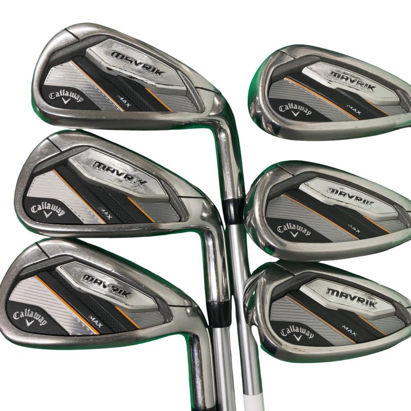 【中古】 キャロウェイ MAVRIK MAX 7S アイアンセット IR Diamana 40 for CW(IR) (フレックスR) メンズ 男性用 右利き 右用 Cランク ゴルフクラブ