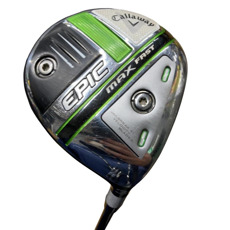 【中古】 キャロウェイ EPIC MAX FAST 3W フェアウェイウッド FW リシャフト (フレックス余分の物) メンズ 成人男性用 右利き 右用 C位置づける ゴルフ野球クラブ
