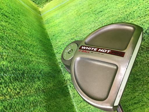 【中古】 オデッセイ WHITE HOT PRO 2・BALL 2.0 34in パター PT スチール写真 (フレックス余分の物) メンズ 成人男性用 右利き 右用 C序列付ける ゴルフ野球クラブ