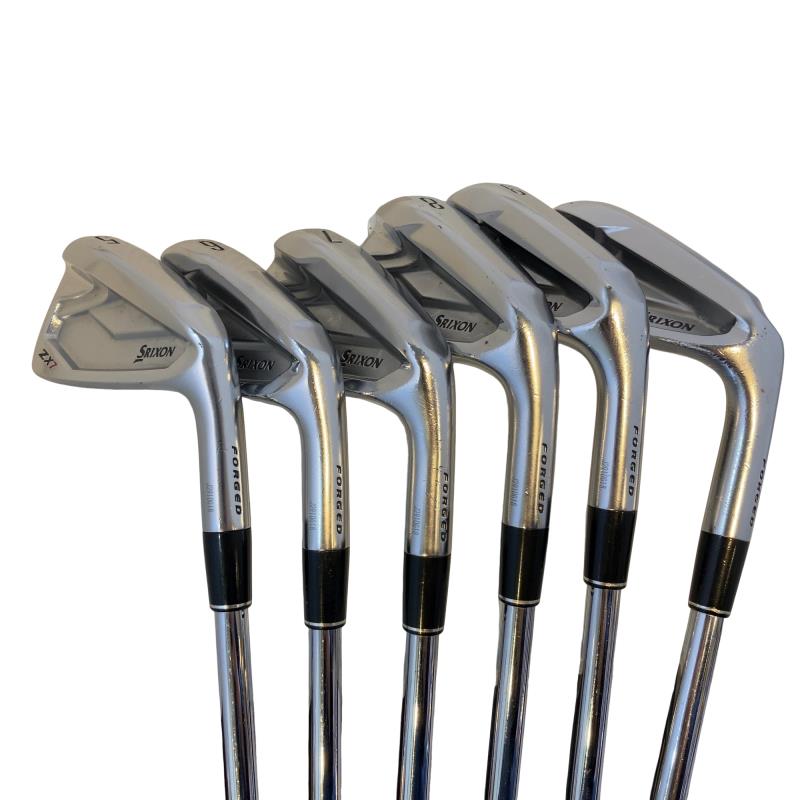 【中古】 ダンロップ SRIXON ZX7 6S アイアンセット IR 純正特注シャフト (フレックスX) メンズ 男性用 右利き 右用 Bランク ゴルフクラブ
