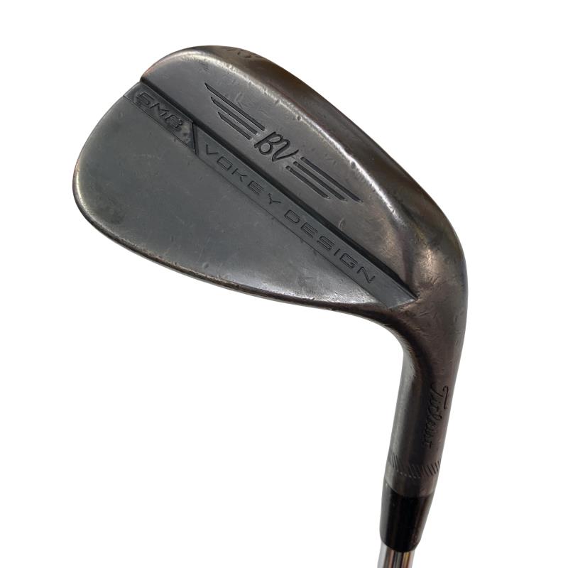 【中古】 タイトリスト VOKEY SPIN MILLED SM8 ジェットブラック 52°/12°F ウェッジ WG Dynamic Gold (フレックスS) メンズ 男性用 右利き 右用 Dランク ゴルフクラブ