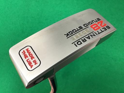 【中古】 ベティナルディ BETTINARDI STUDIO STOCK 28(2021) 33in パター PT スチール写真 (フレックス余分の物) メンズ 成人男性用 右利き 右用 C価値づける ゴルフ野球クラブ