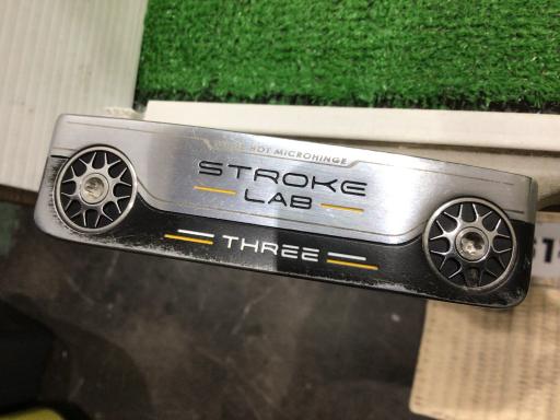 【中古】 オデッセイ STROKE LAB THREE 34インチ パター PT STROKE LAB (フレックスその他) メンズ 男性用 右利き 右用 Cランク ゴルフクラブ