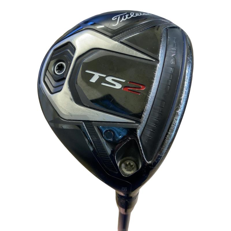 【中古】 タイトリスト TS2 18° フェアウェイウッド FW 純正特注シャフト (フレックスS) メンズ 男性用 右利き 右用 Cランク ゴルフクラブ