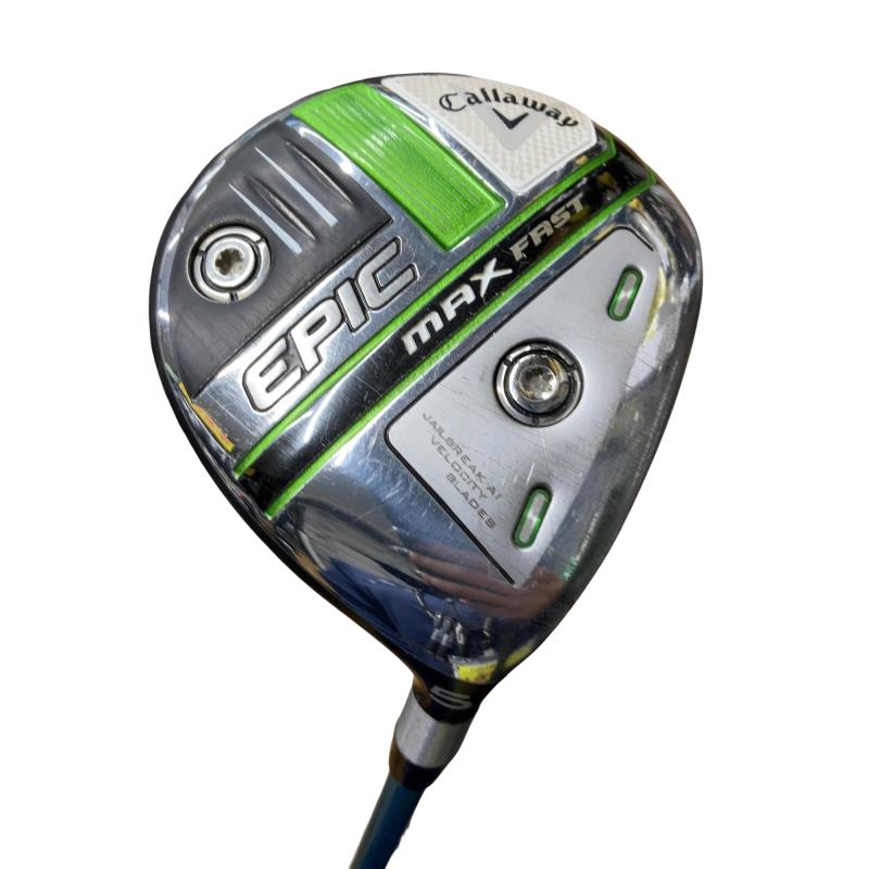 【中古】 キャロウェイ EPIC MAX FAST 5W フェアウェイウッド FW リシャフト (フレックス余分の物) メンズ 成人男性用 右利き 右用 C位置づける ゴルフ野球クラブ