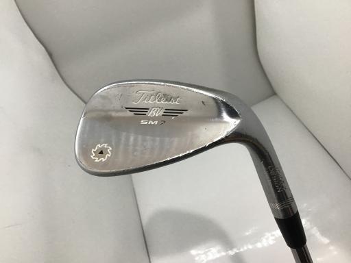 【中古】 タイトリスト VOKEY SPIN MILLED SM7 ツアークロム 56°/14°F ウェッジ WG NS PRO MODUS3 TOUR120 (フレックスS) メンズ 男性用 右利き 右用 Dランク ゴルフクラブ