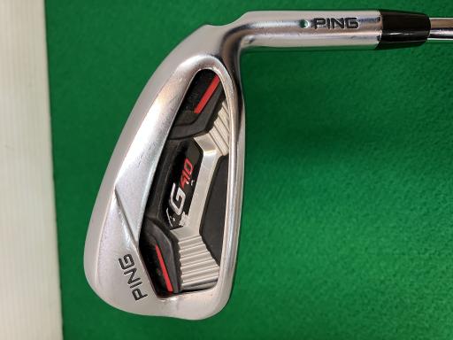 【中古】 ピン G410 6S アイアンセット IR NS PRO ZELOS 7 (フレックスS) メンズ 男性用 右利き 右用 Cランク ゴルフクラブ