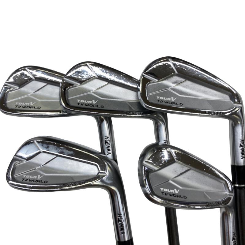 【中古】 本間ゴルフ TOUR WORLD TOUR V 6S アイアンセット IR VIZARD EZ-IB 100 (フレックスS) メンズ 男性用 右利き 右用 Cランク ゴルフクラブ｜ゴルフパートナー 中古クラブ店