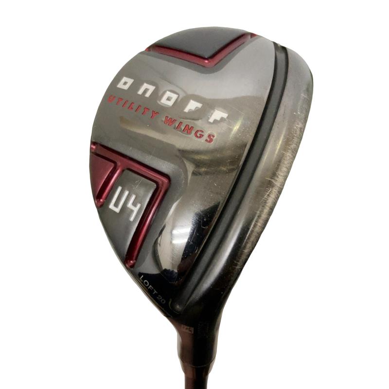 【中古】 ダイワ(グローブライド) ONOFF UTILITY WINGS(2022) AKA U4 ユーティリティ UT LABOSPEC SHINARI:u70 (フレックスS) メンズ 男性用 右利き 右用 Cランク ゴルフクラブ