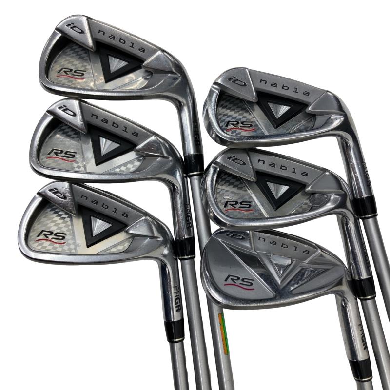 【中古】 労働者階級歯車 iD nabla RS TITAN FACE 8S アイアン書き割り IR iD nabla RS (フレックスS) メンズ 成人男性用 右利き 右用 C序列付ける ゴルフ野球クラブ