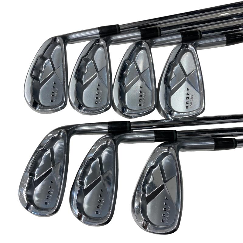 【中古】 ダイワ(グローブライド) ONOFF FORGED(2011) 8S アイアンセット IR 純正特注シャフト (フレックスS) メンズ 男性用 右利き 右用 Cランク ゴルフクラブ|ゴルフパートナー 中古クラブ店