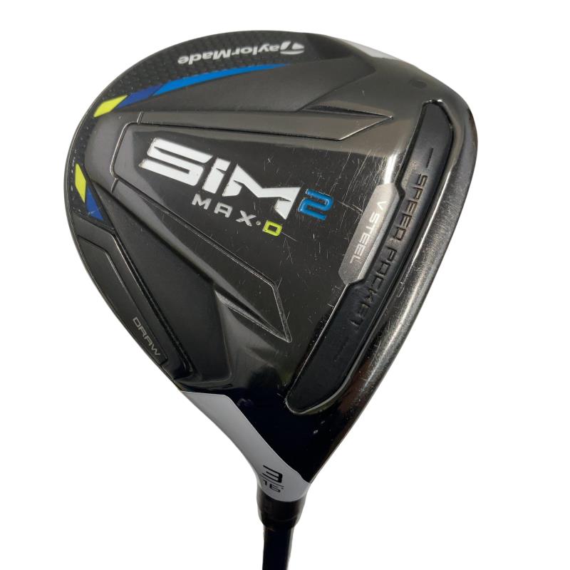 【中古】 テーラーメイド SIM2 MAX-D 3W フェアウェイウッド FW TENSEI BLUE TM50(SIM2 FW) (フレックスS) メンズ 男性用 右利き 右用 Cランク ゴルフクラブ|ゴルフパートナー 中古クラブ店
