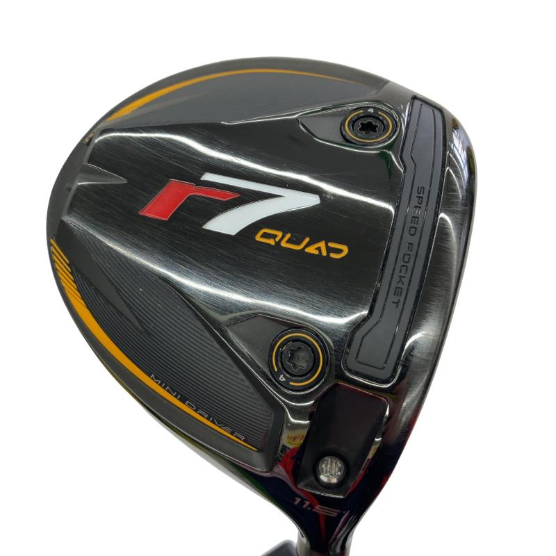 【中古】 テーラーメイド r7quad MINI DRIVER 11.5° ドライバー DR r7QMD Diamana SILVER TM55 (フレックスS) メンズ 男性用 右利き 右用 Cランク ゴルフクラブ