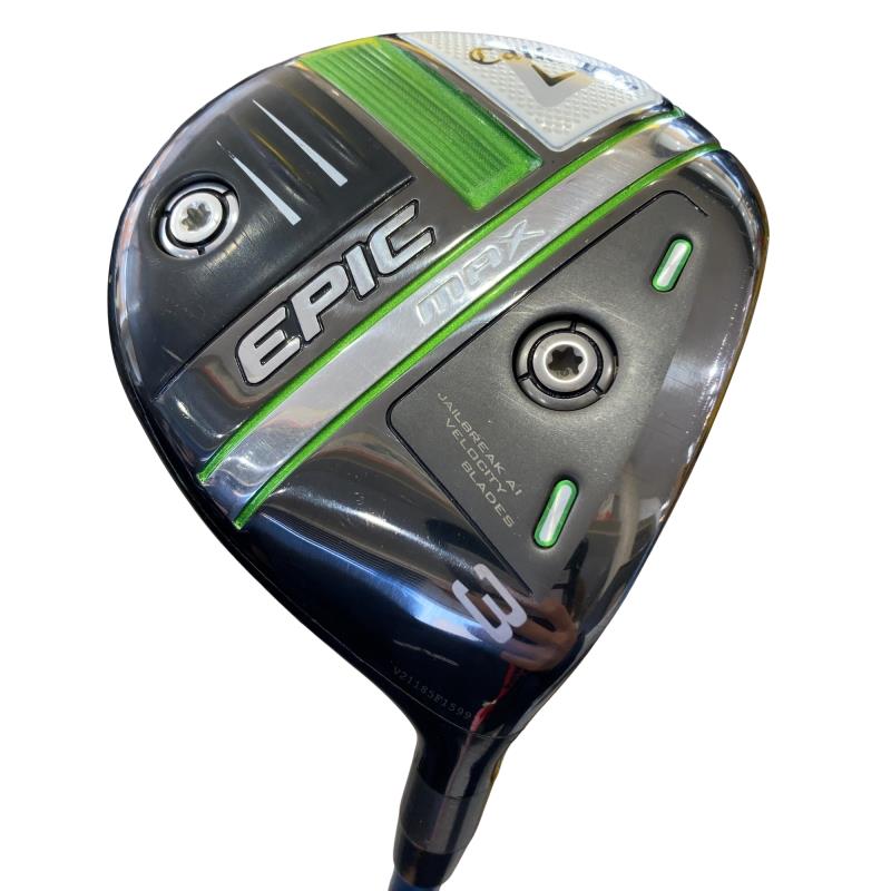 【中古】 キャロウェイ EPIC MAX 3W フェアウェイウッド FW リシャフト (フレックスその他) メンズ 男性用 右利き 右用 Cランク ゴルフクラブ｜ゴルフパートナー 中古クラブ店