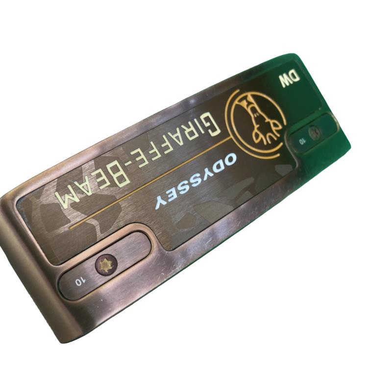 【中古】 オデッセイ GIRAFFE-BEAM DOUBLE WIDE 34in パター PT STROKE LAB 90 スチール写真 (フレックス余分の物) メンズ 成人男性用 右利き 右用 C序列付ける ゴルフ野球クラブ